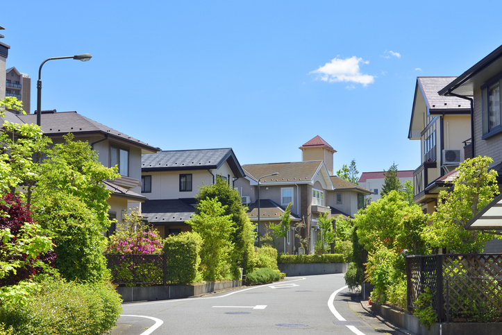 愛知県知多半島の住宅地は自然がいっぱい